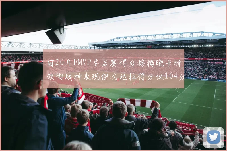 前20年FMVP季后赛得分榜揭晓卡特领衔战神表现伊戈达拉得分仅104分